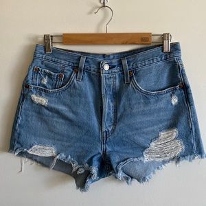 Levis 501 Denim Shorts